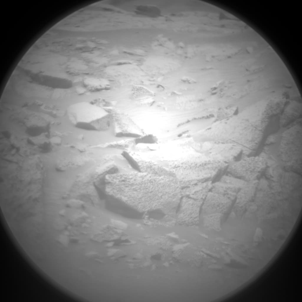 Foto de Marte da câmera CHEMCAM_RMI