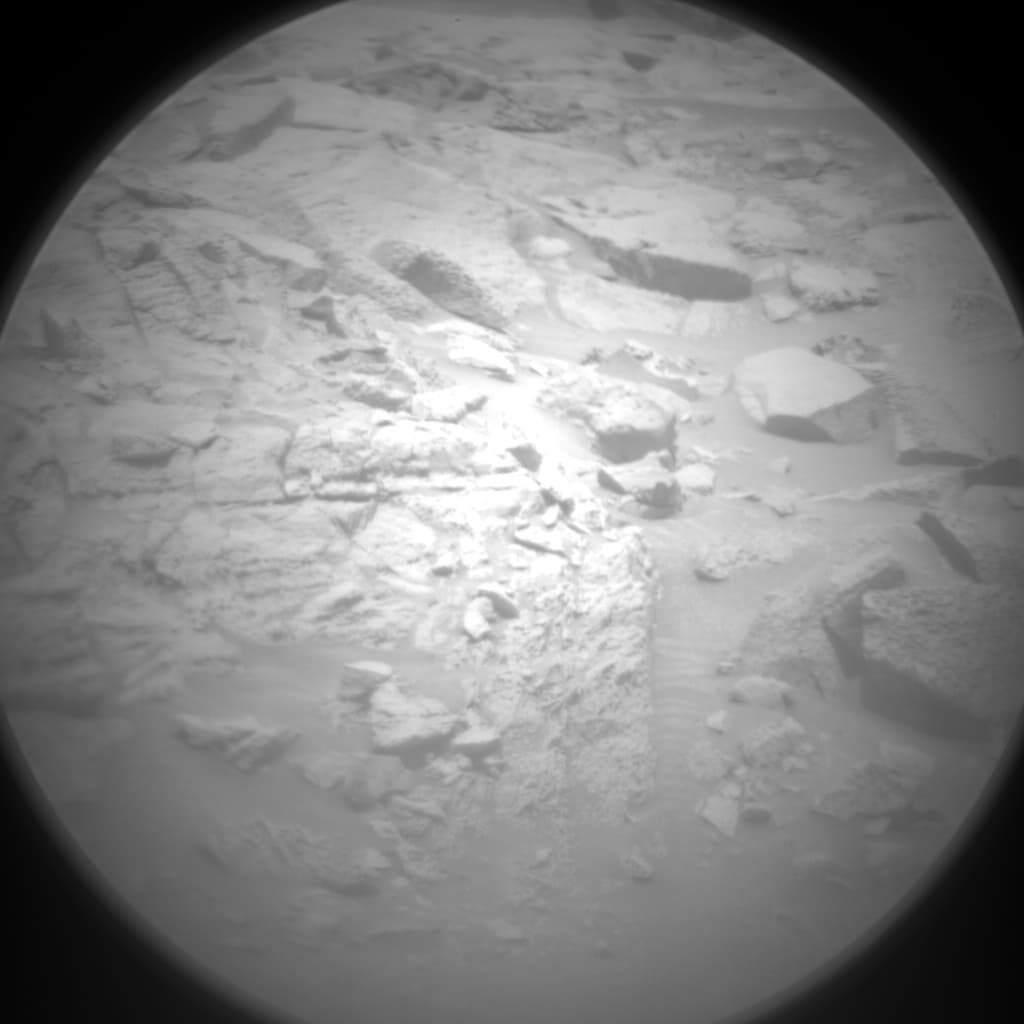 Foto de Marte da câmera CHEMCAM_RMI