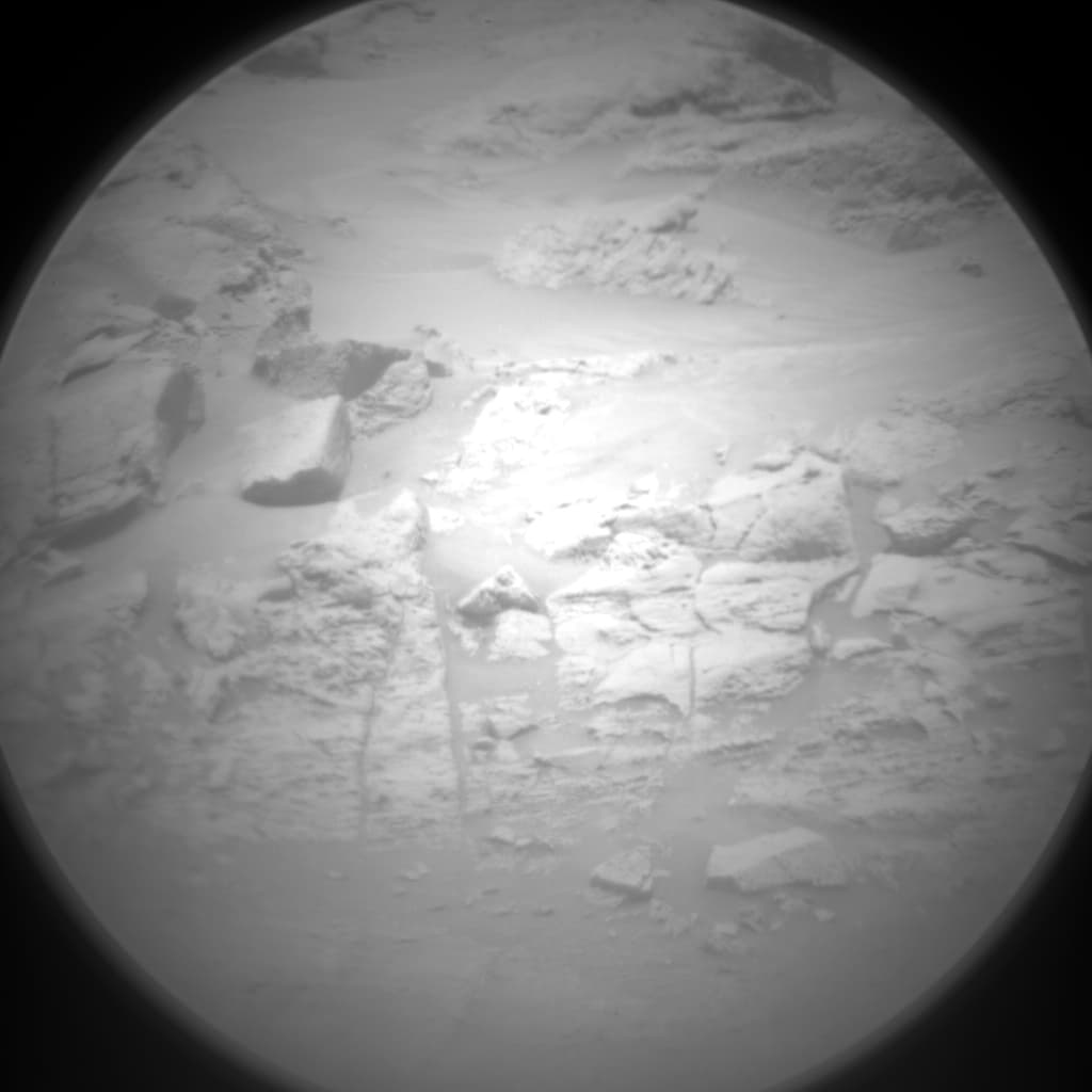 Foto de Marte da câmera CHEMCAM_RMI