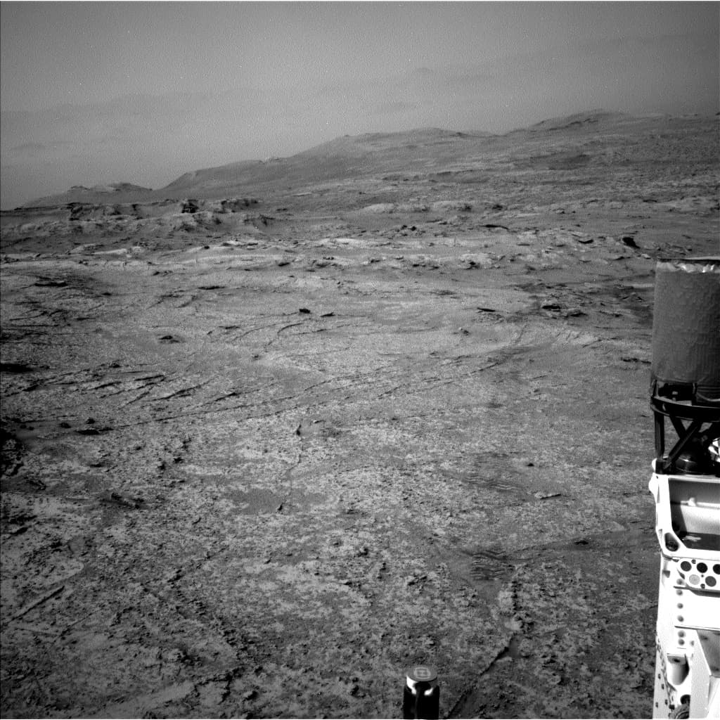 Foto de Marte da câmera NAV_LEFT_B