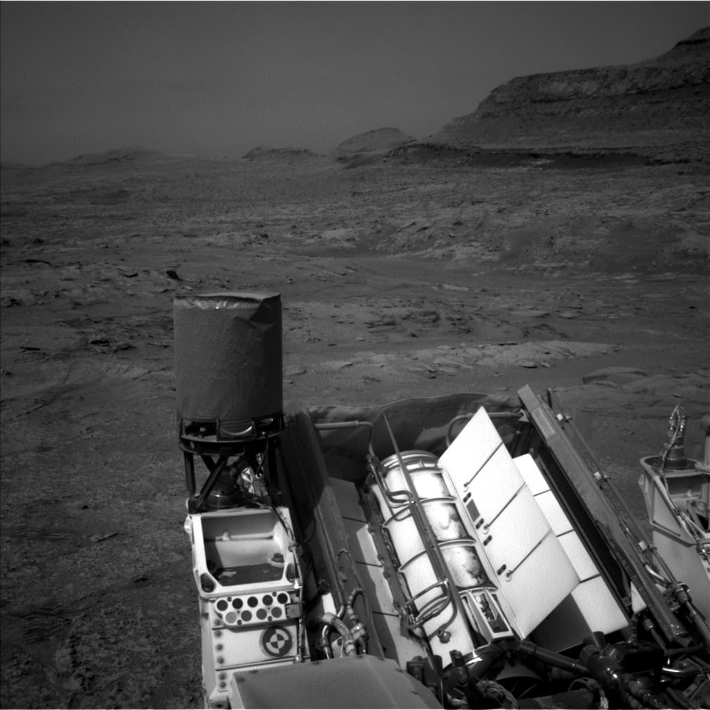 Foto de Marte da câmera NAV_LEFT_B