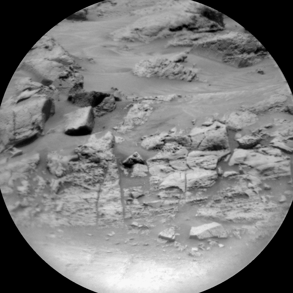 Foto de Marte da câmera CHEMCAM_RMI