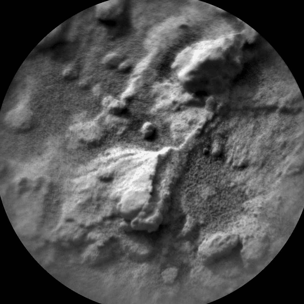 Foto de Marte da câmera CHEMCAM_RMI