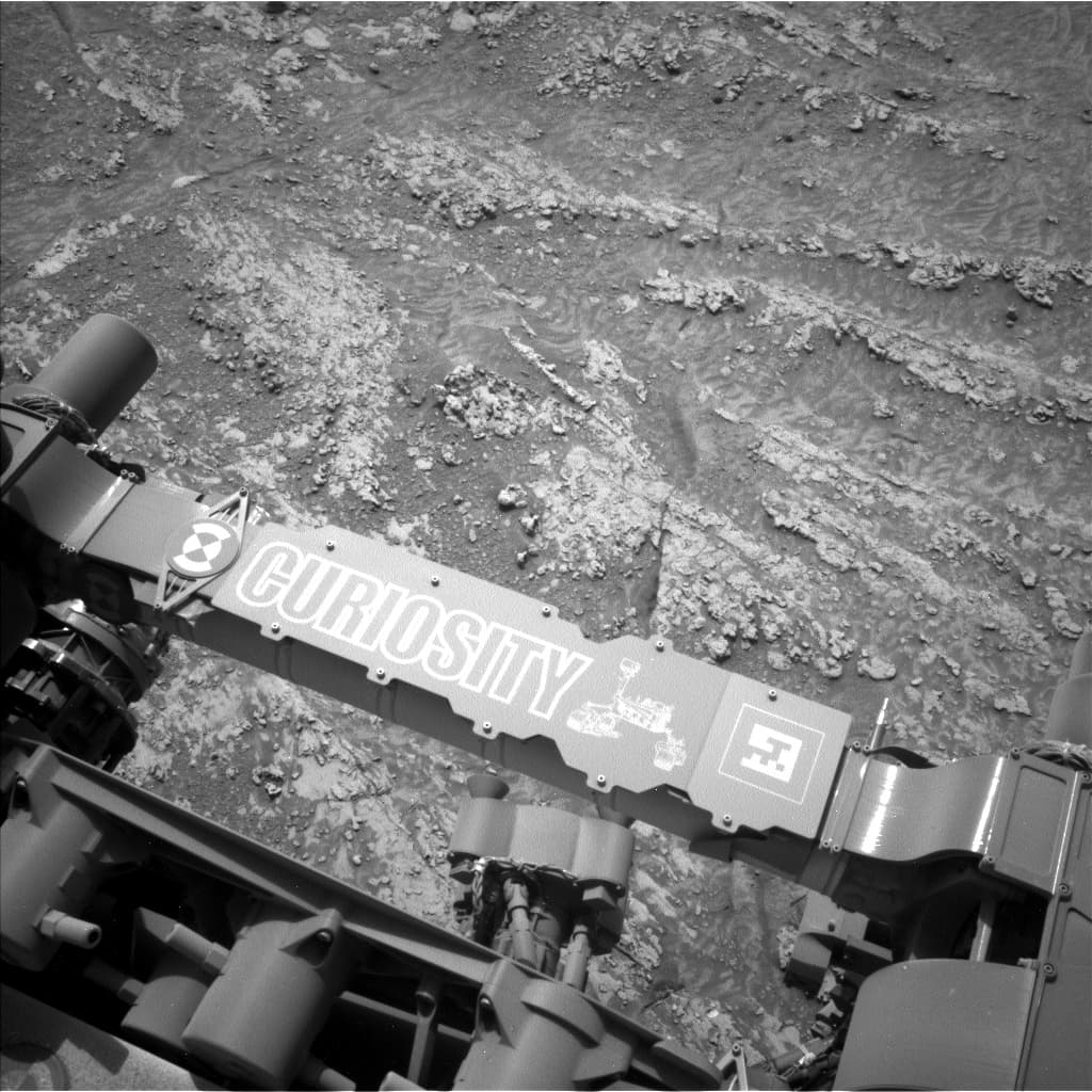 Foto de Marte da câmera NAV_LEFT_B