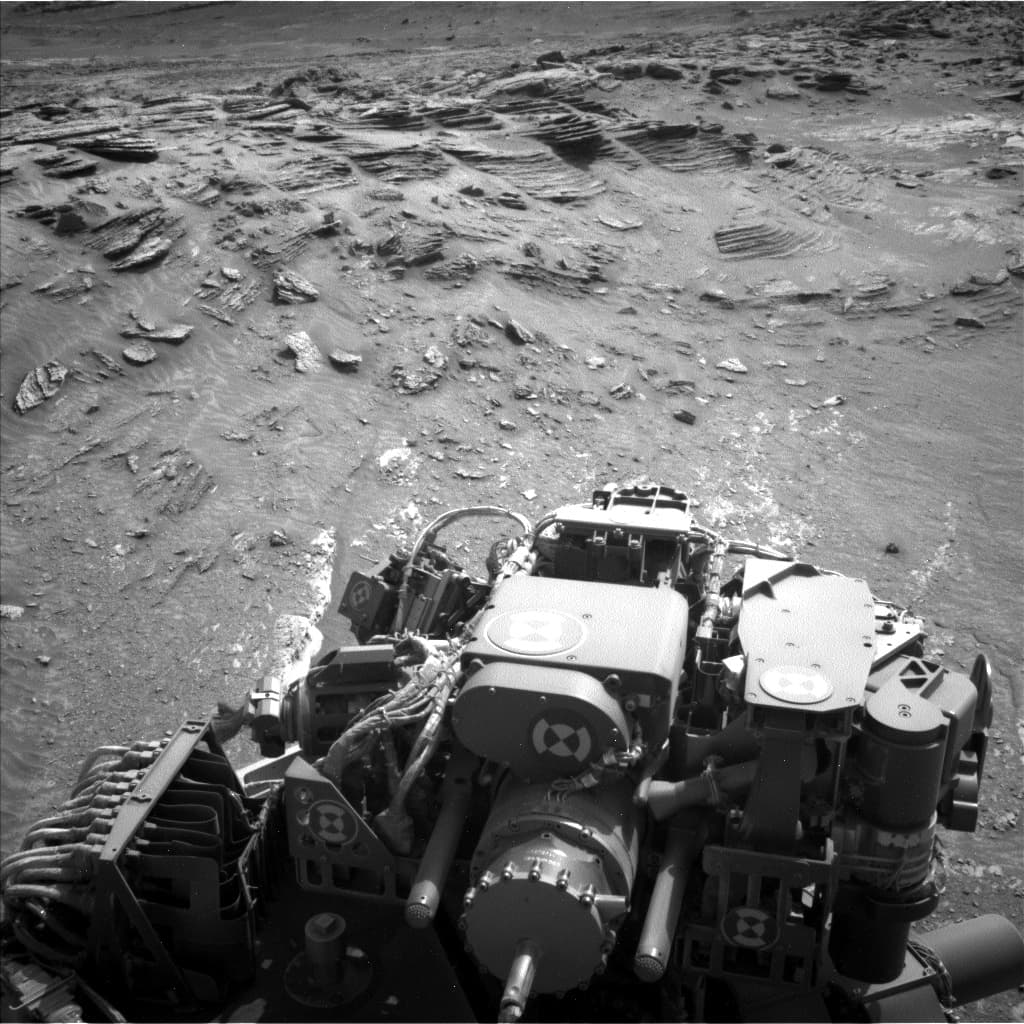 Foto de Marte da câmera NAV_LEFT_B