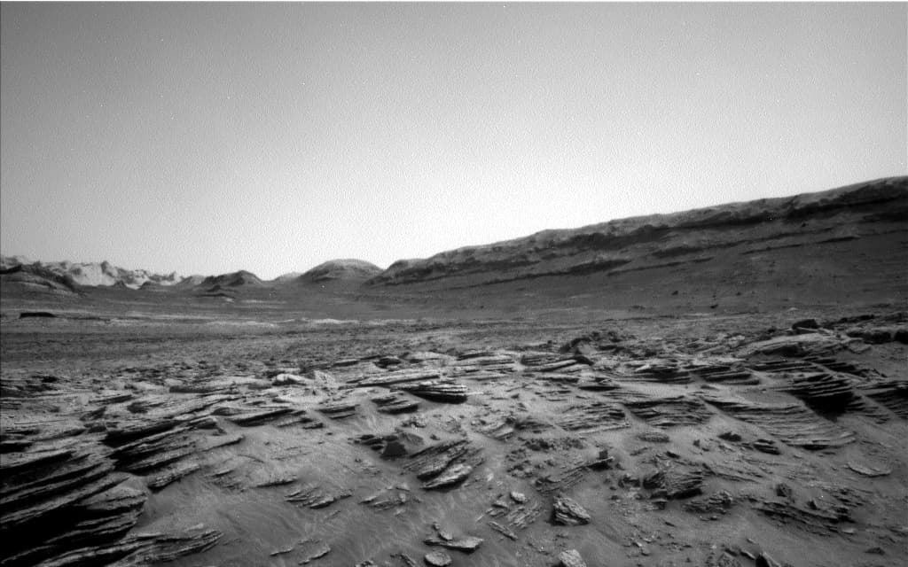 Foto de Marte da câmera NAV_LEFT_B