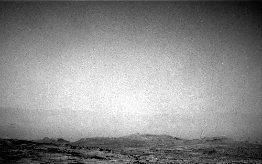 Foto de Marte da câmera NAV_LEFT_B