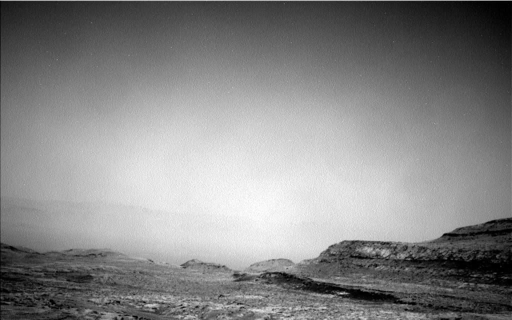 Foto de Marte da câmera NAV_LEFT_B