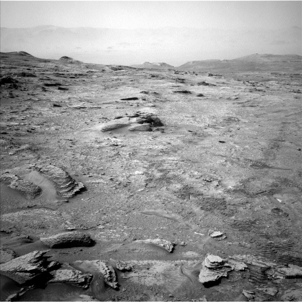 Foto de Marte da câmera NAV_LEFT_B