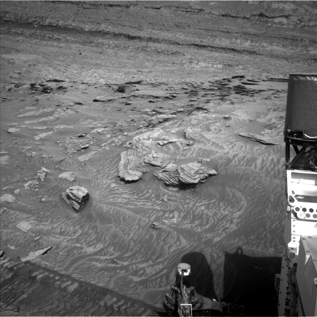 Foto de Marte da câmera NAV_LEFT_B