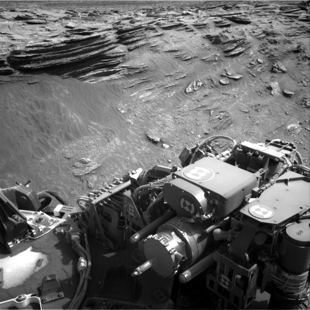 Foto de Marte da câmera NAV_RIGHT_B