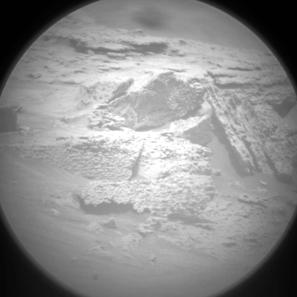 Foto de Marte da câmera CHEMCAM_RMI