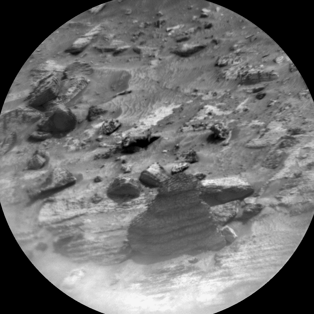 Foto de Marte da câmera CHEMCAM_RMI