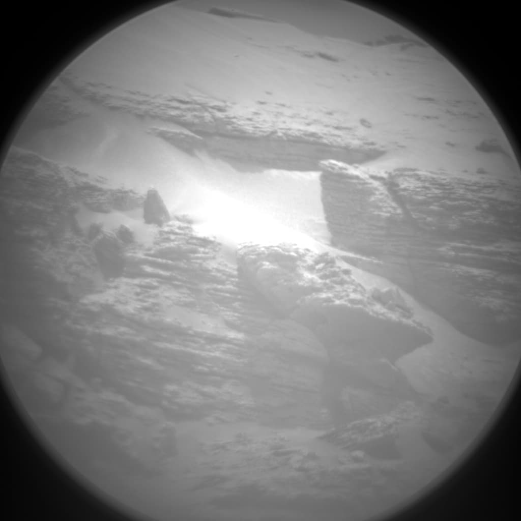 Foto de Marte da câmera CHEMCAM_RMI