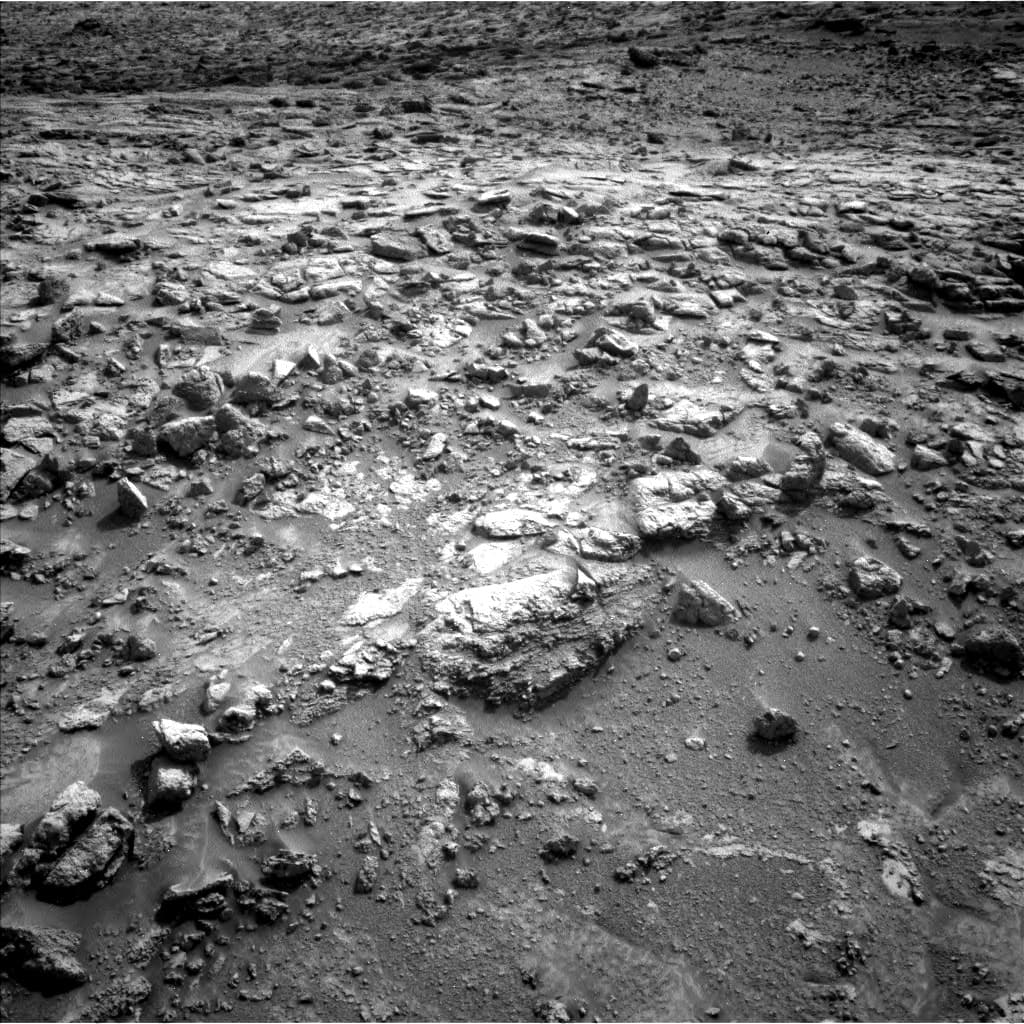 Foto de Marte da câmera NAV_LEFT_B