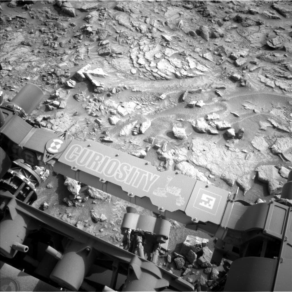 Foto de Marte da câmera NAV_LEFT_B