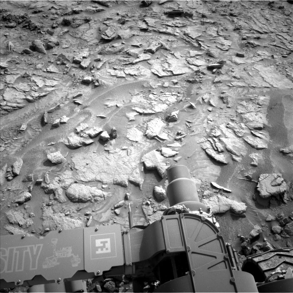 Foto de Marte da câmera NAV_LEFT_B