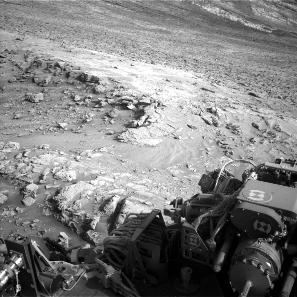 Foto de Marte da câmera NAV_LEFT_B