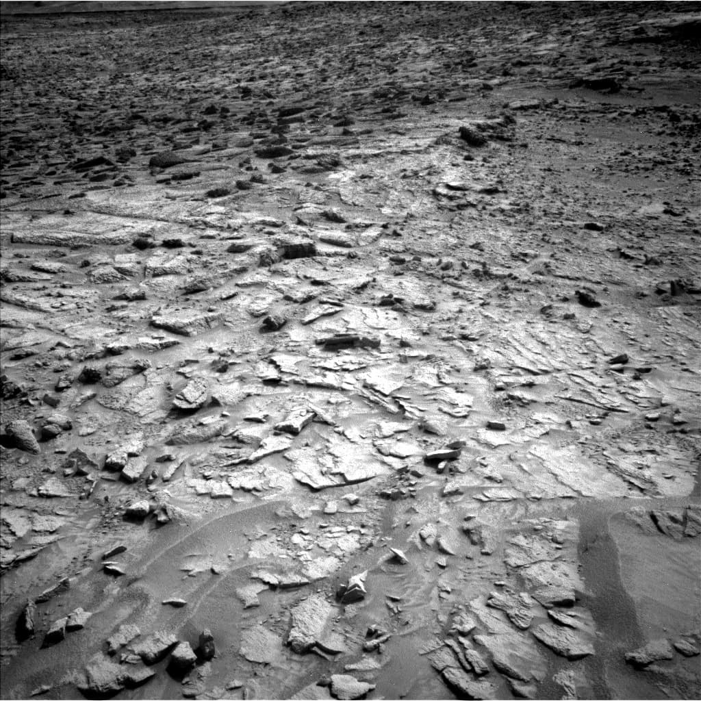 Foto de Marte da câmera NAV_LEFT_B