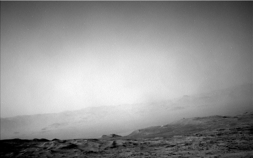 Foto de Marte da câmera NAV_LEFT_B