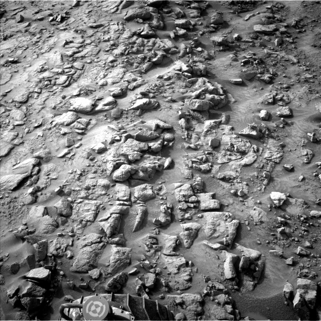 Foto de Marte da câmera NAV_LEFT_B