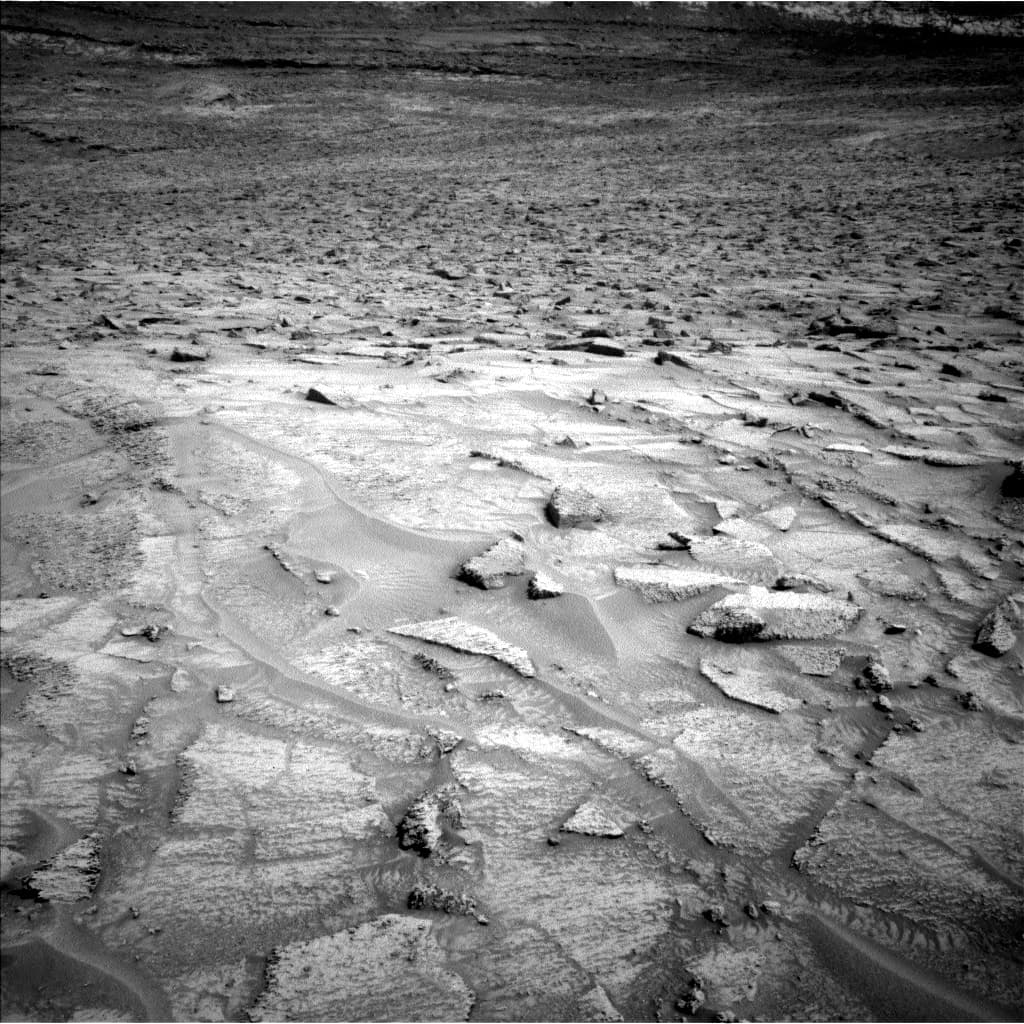 Foto de Marte da câmera NAV_LEFT_B