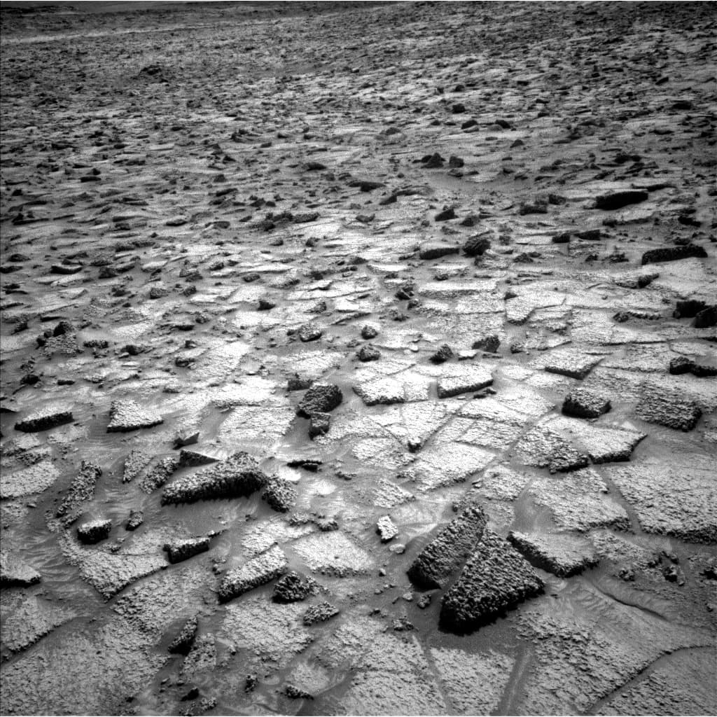 Foto de Marte da câmera NAV_LEFT_B