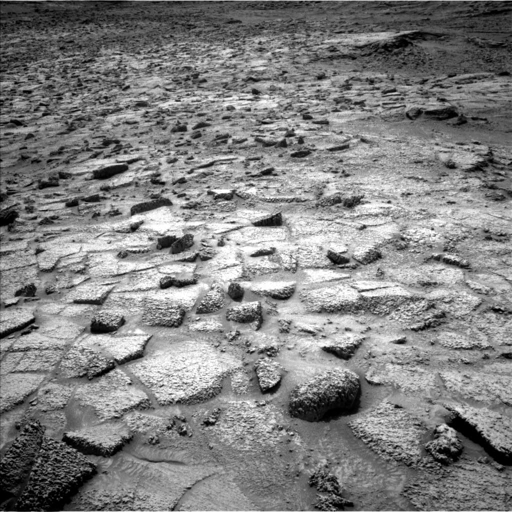 Foto de Marte da câmera NAV_LEFT_B