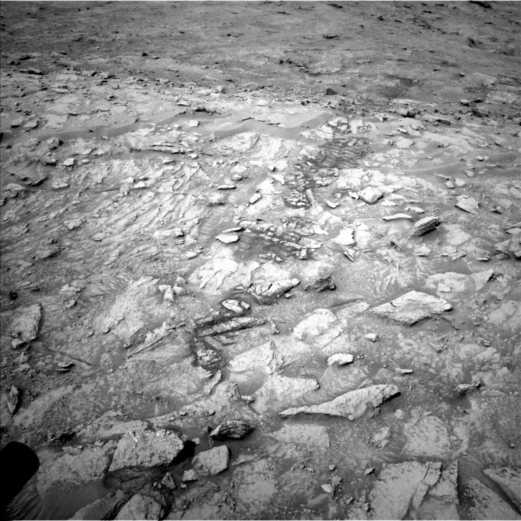 Foto de Marte da câmera NAV_LEFT_B