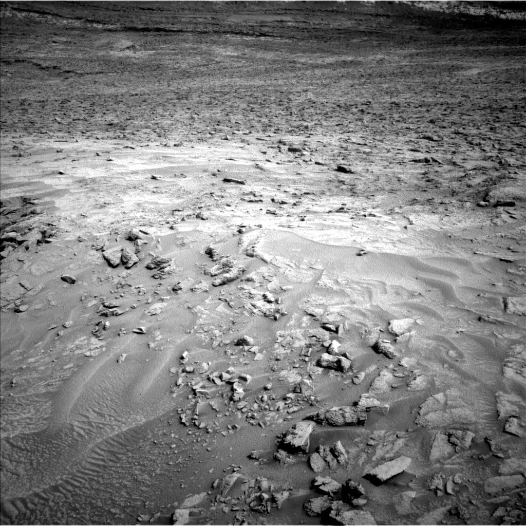 Foto de Marte da câmera NAV_LEFT_B