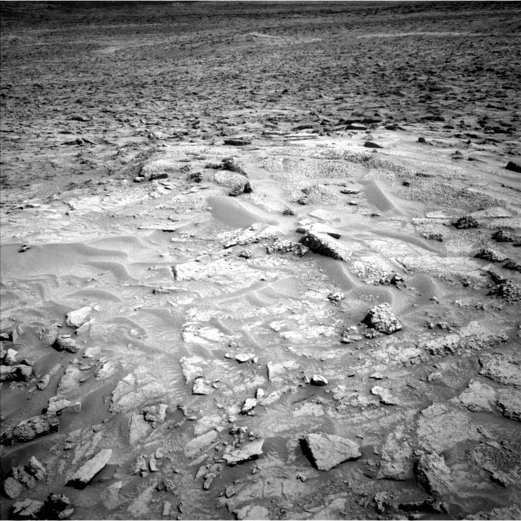 Foto de Marte da câmera NAV_LEFT_B