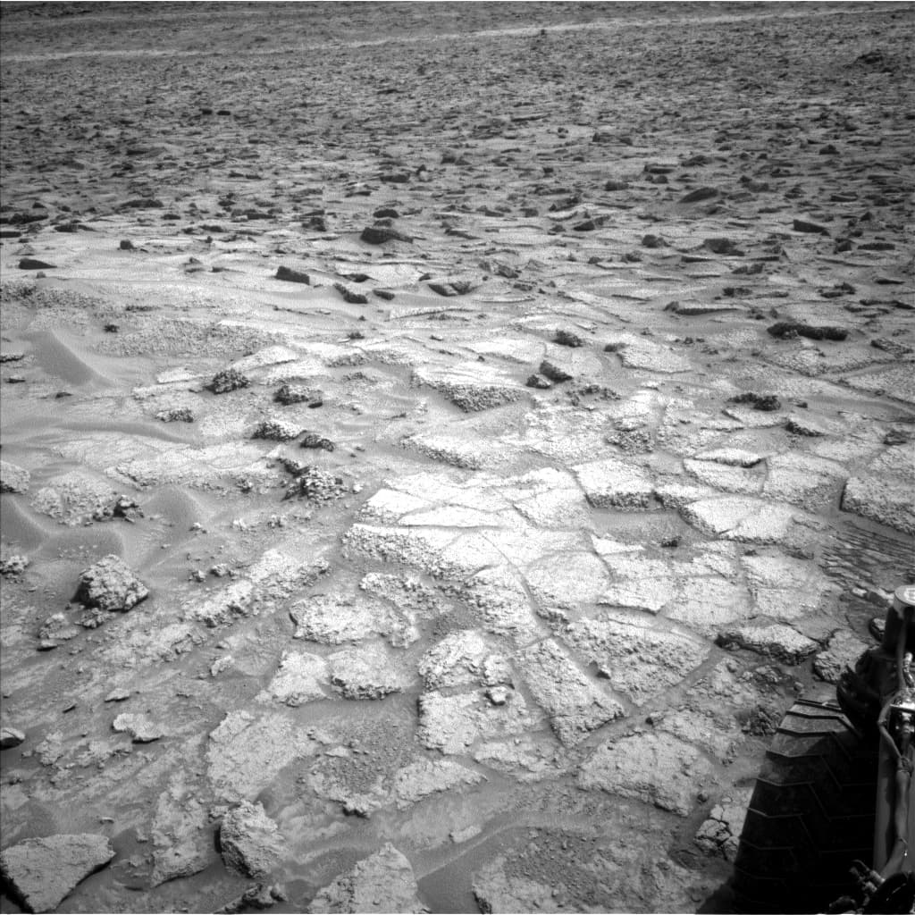 Foto de Marte da câmera NAV_LEFT_B