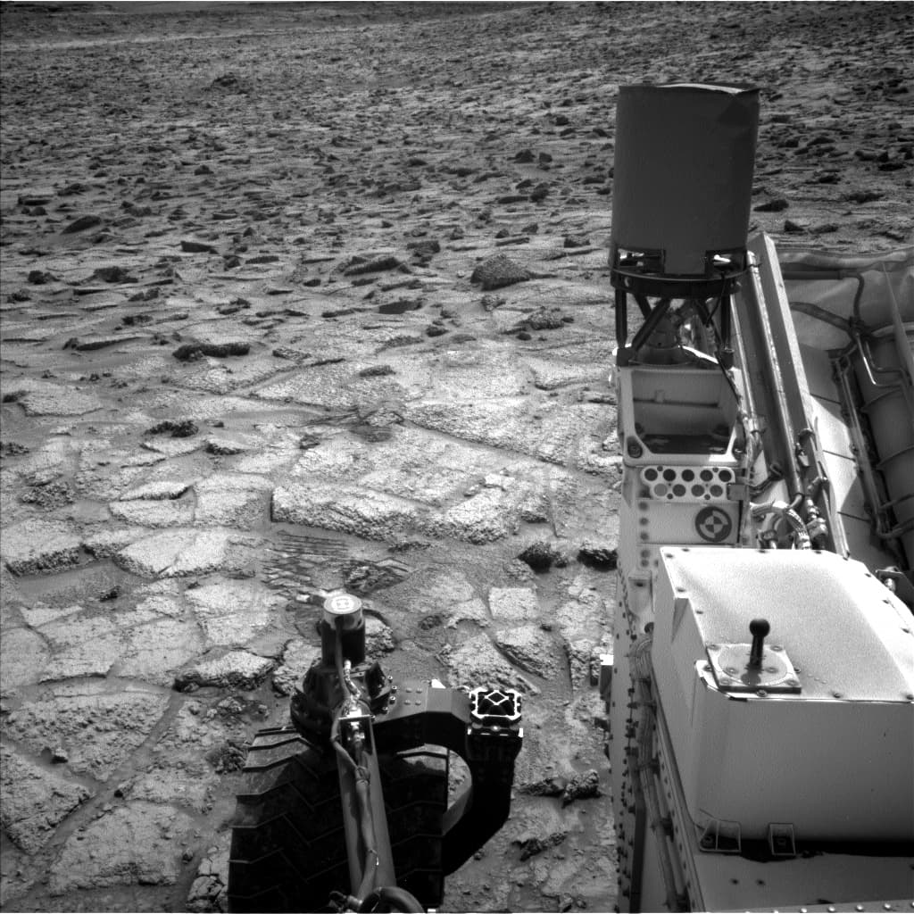 Foto de Marte da câmera NAV_LEFT_B