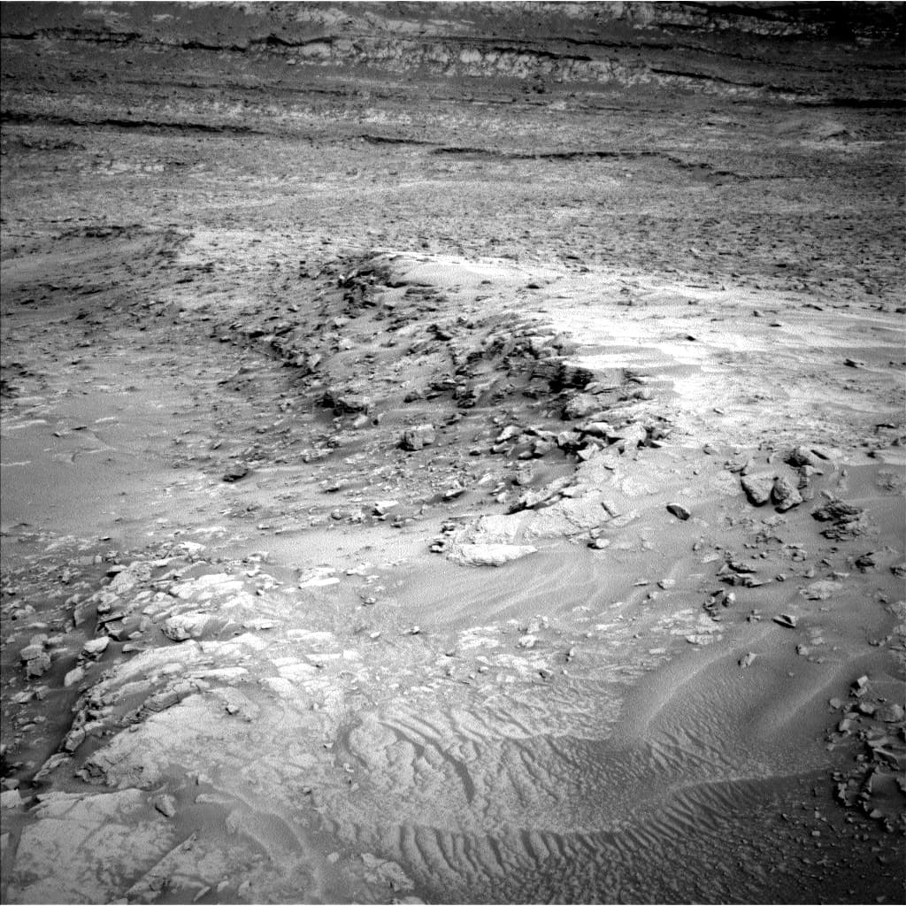 Foto de Marte da câmera NAV_LEFT_B