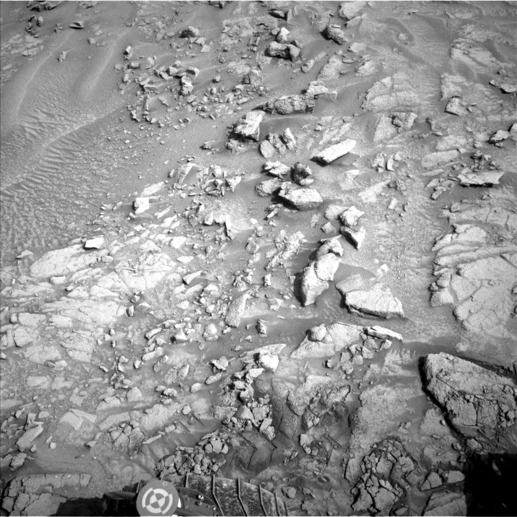 Foto de Marte da câmera NAV_LEFT_B