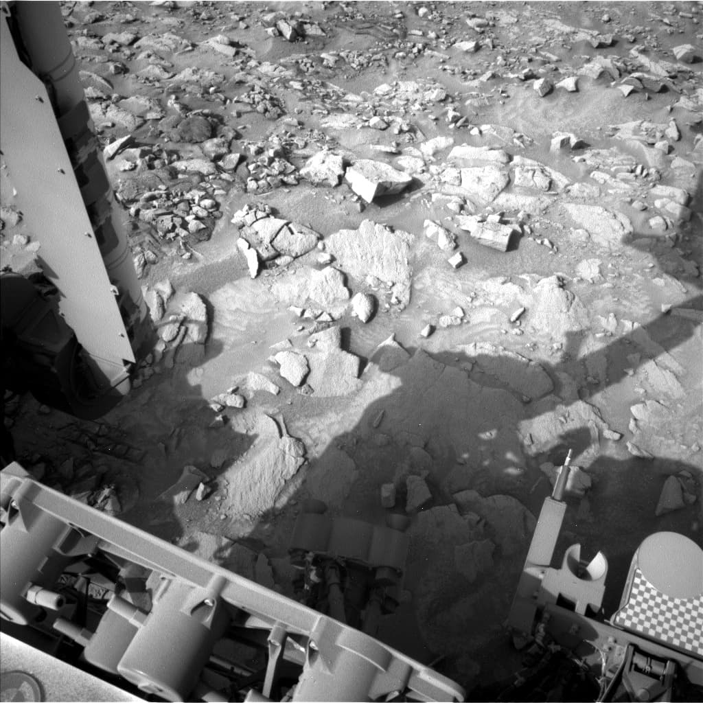 Foto de Marte da câmera NAV_LEFT_B