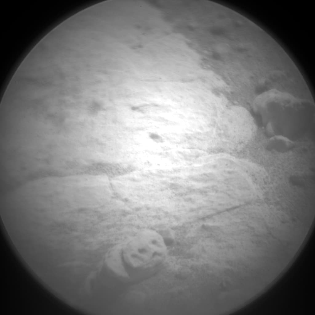 Foto de Marte da câmera CHEMCAM_RMI