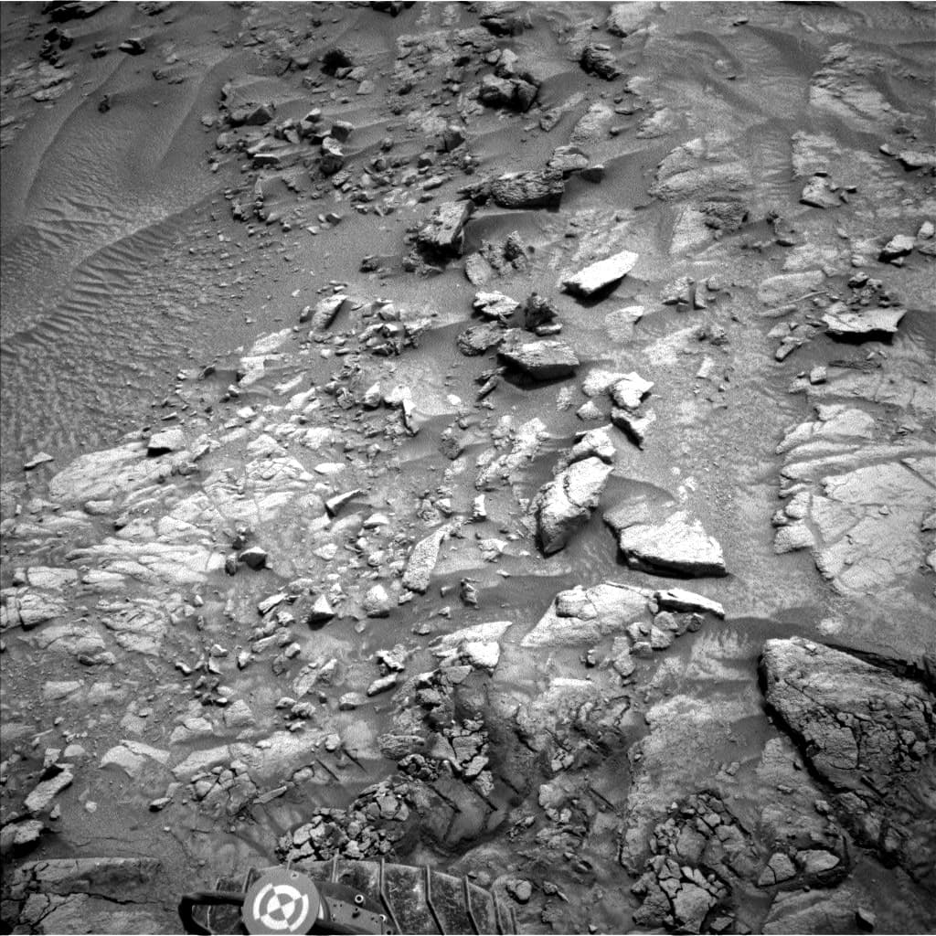 Foto de Marte da câmera NAV_LEFT_B