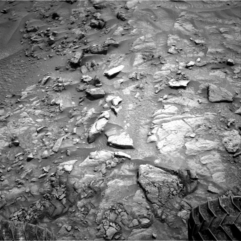 Foto de Marte da câmera NAV_RIGHT_B