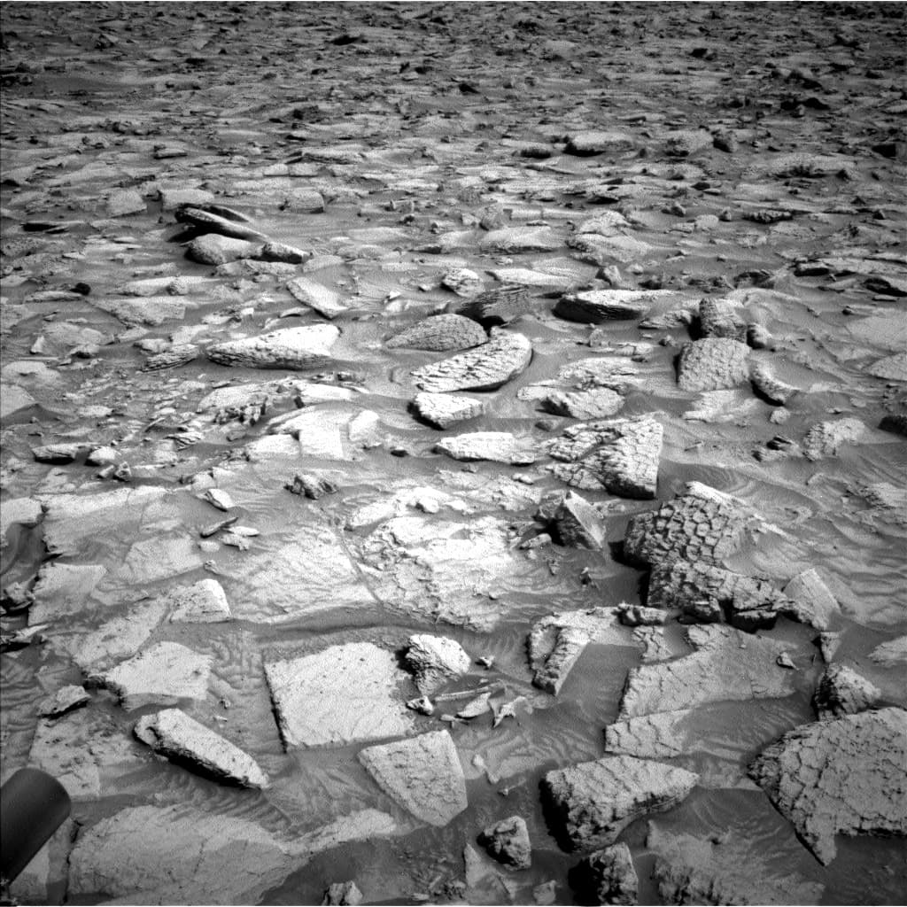 Foto de Marte da câmera NAV_LEFT_B