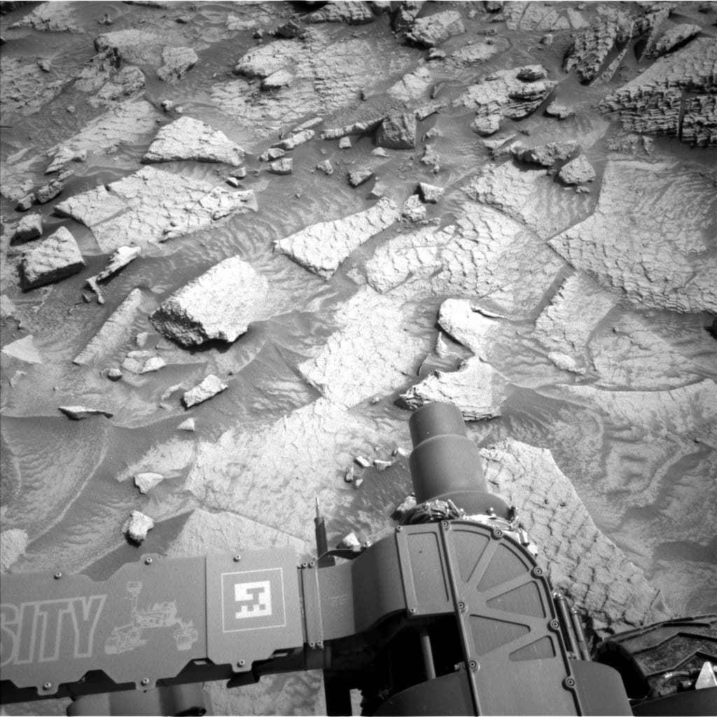 Foto de Marte da câmera NAV_LEFT_B