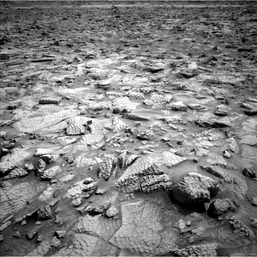 Foto de Marte da câmera NAV_LEFT_B