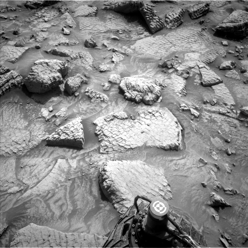 Foto de Marte da câmera NAV_LEFT_B