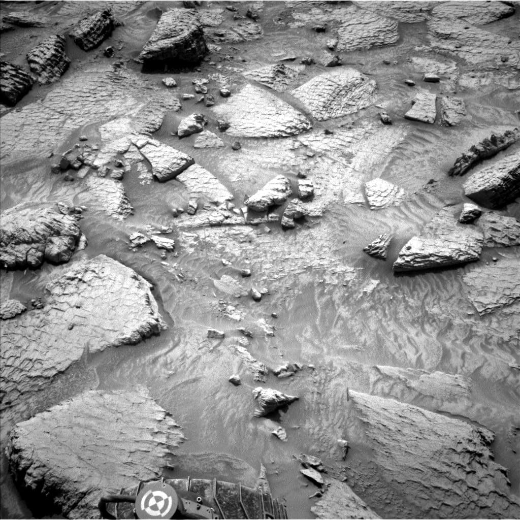 Foto de Marte da câmera NAV_LEFT_B