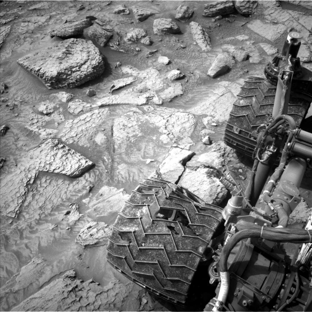 Foto de Marte da câmera NAV_LEFT_B