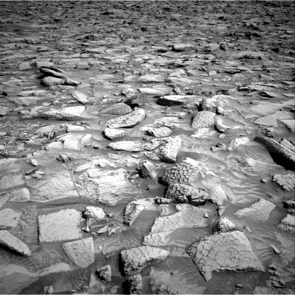 Foto de Marte da câmera NAV_RIGHT_B