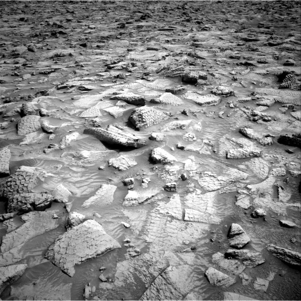 Foto de Marte da câmera NAV_RIGHT_B