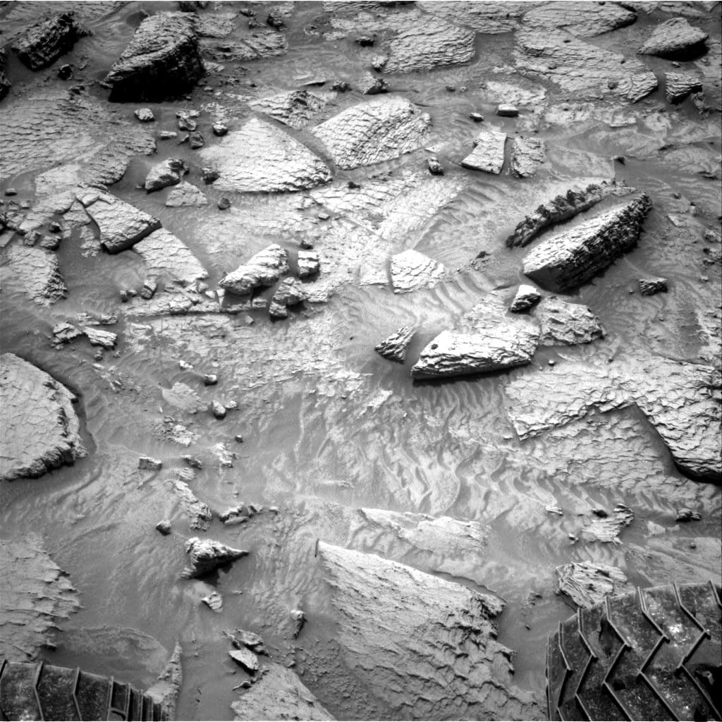 Foto de Marte da câmera NAV_RIGHT_B