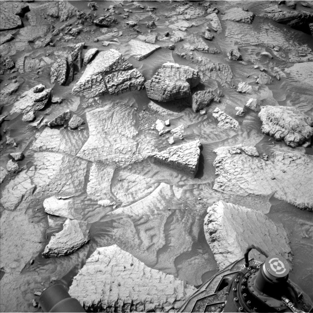 Foto de Marte da câmera NAV_LEFT_B