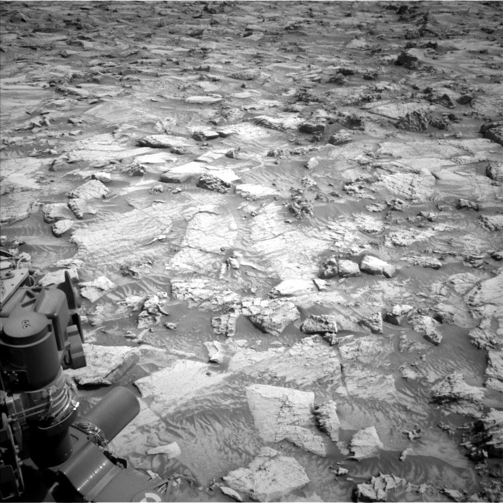 Foto de Marte da câmera NAV_LEFT_B